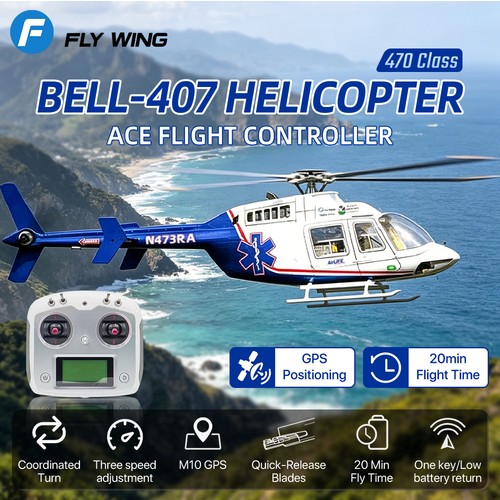 Flywing bell 407 hubschrauber - bell-407,